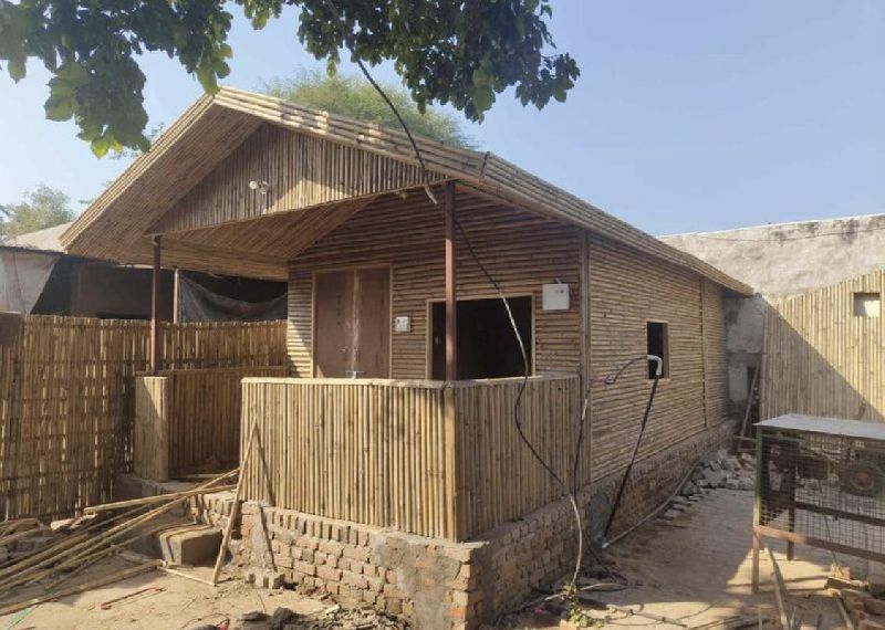  Hamlok Wood bamboo hut house, Feature : Eco Friendly, Fine Finish, Hard Structure