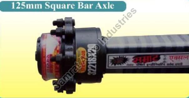 125mm Square Bar Trailer Axle, For Agricultural Implement Machine