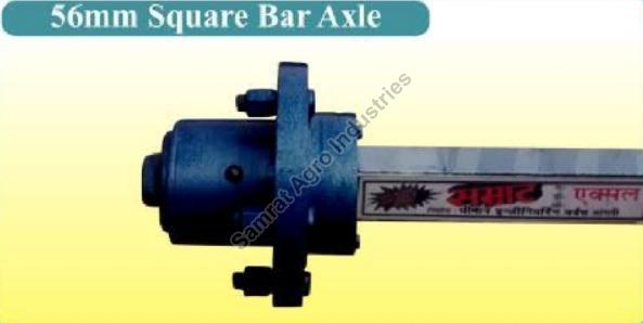 56mm Square Bar Trailer Axle, For Medium Weight Trolley