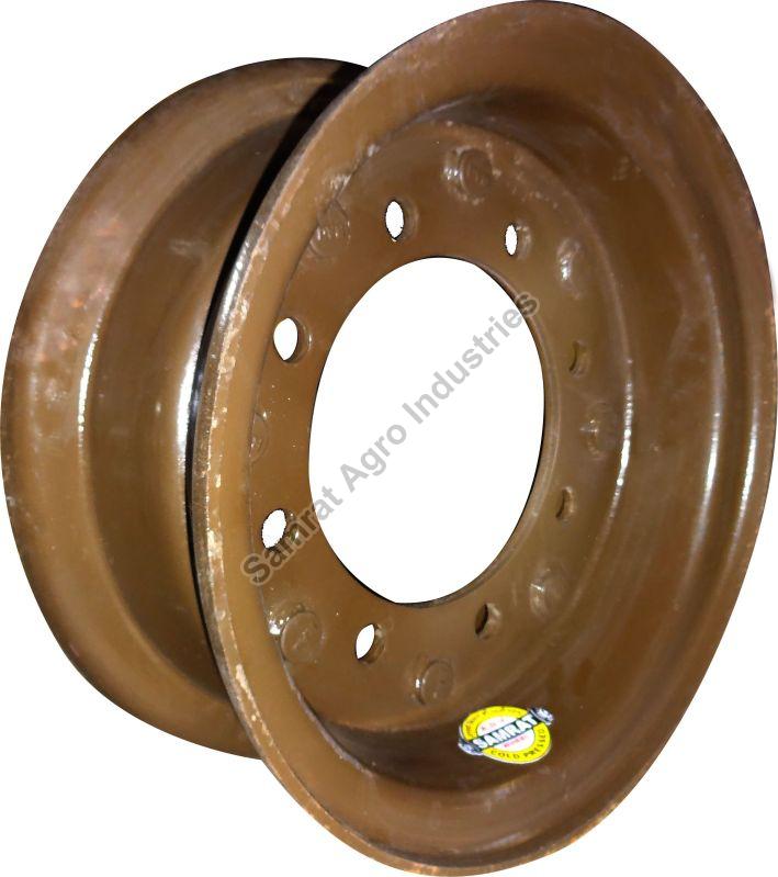 Round Tractor Trolley Double Plate Rim, Specialities : Standard Quality, Fine Finishing