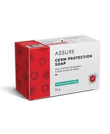 Rectangular Assure Germ Protection Soap, for Skin Care, Bathing, Packaging Type : Paper Box