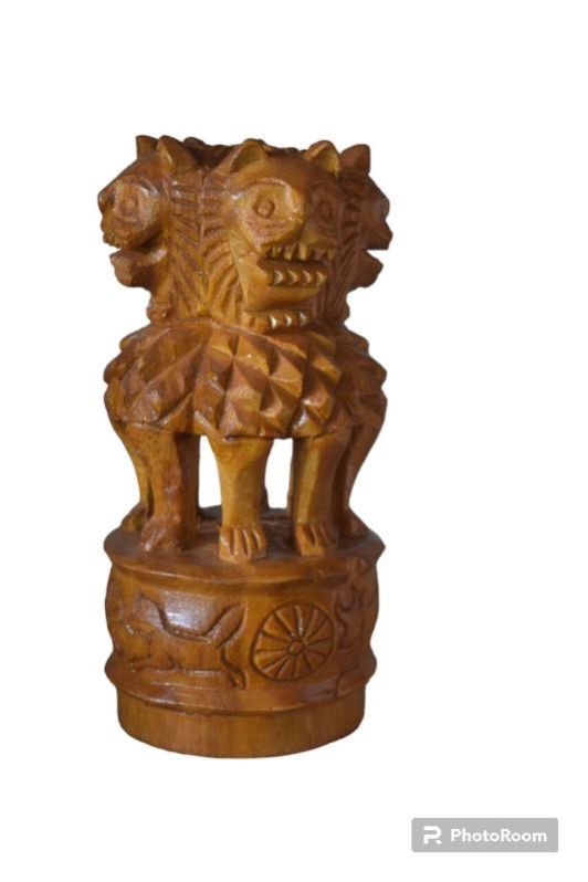 ASHOK WOODEN STATUE