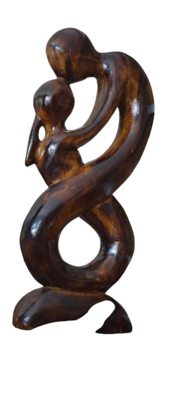 Wooden Figurine Man With Woman