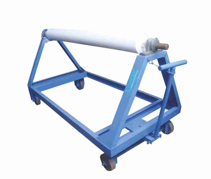 Blue Metal Polished Rotary Plant Triangle Trolley, Size : Standard