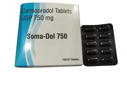 750mg Carisoprodol Tablet, Medicine Type : Allopathic