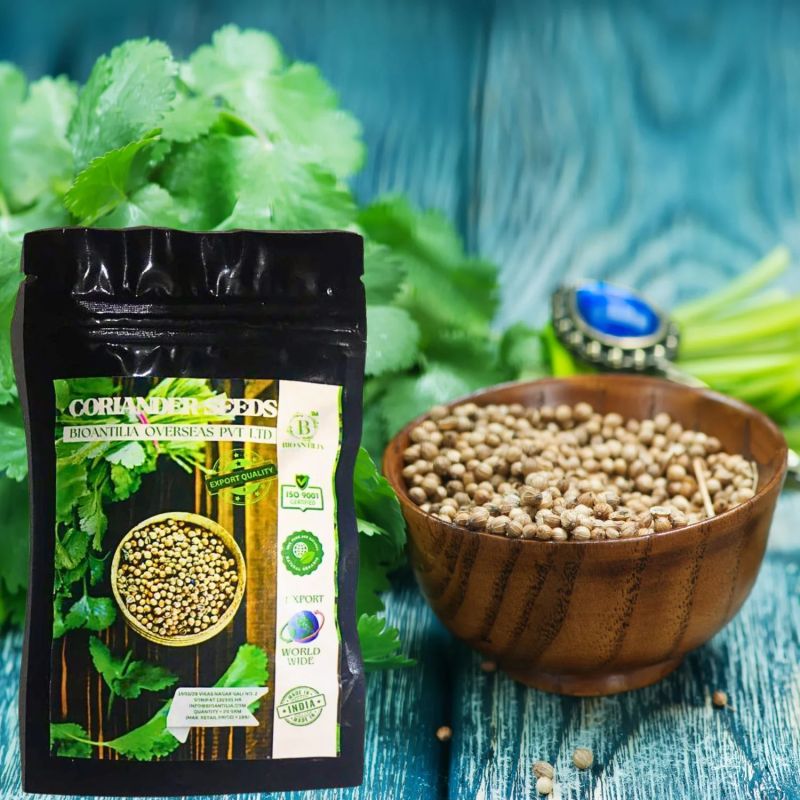 Bioantilia Organic Coriander Seeds, Packaging Size : 20 gm