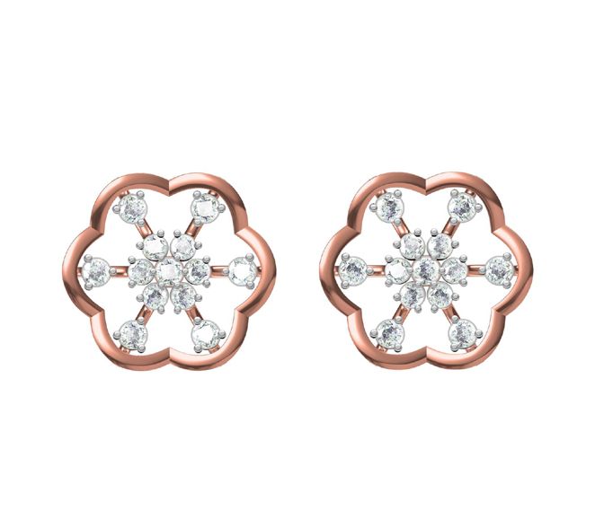 3.513 Grams Diamond Earrings