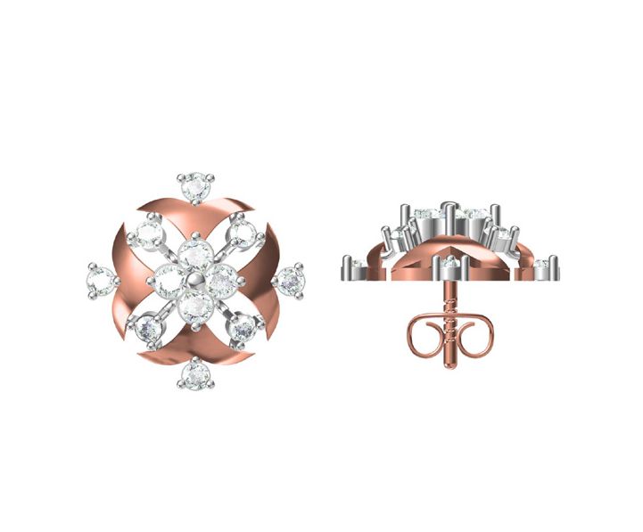 4.936 Grams Diamond Earrings