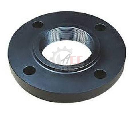 Black Round Carbon Steel Threaded Flanges, for Industrial Use