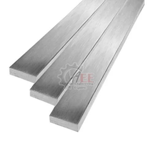 Silver Duplex Steel Flat Bar, for Industrial, Shape : Rectangular