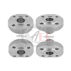 Silver Round Nickel Alloy Groove and Tongue Flanges, for Industrial
