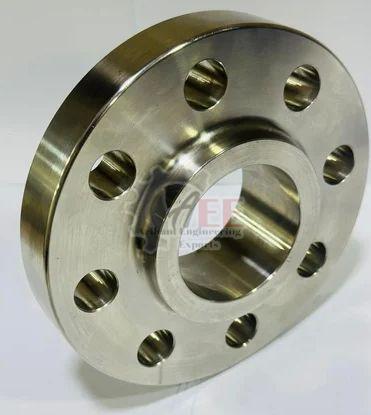 Shiny Silver Stainless Steel Slip On Flanges, for Automobiles Use, Industrial Use, Shape : Round