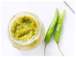 Gel green chilli paste, for Cooking, Fast Food, Sauce, Taste : Spicy