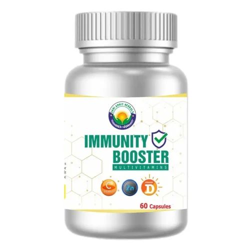 Immunity Booster Capsules, Packaging Type : Plastic Bottle, Shelf Life ...