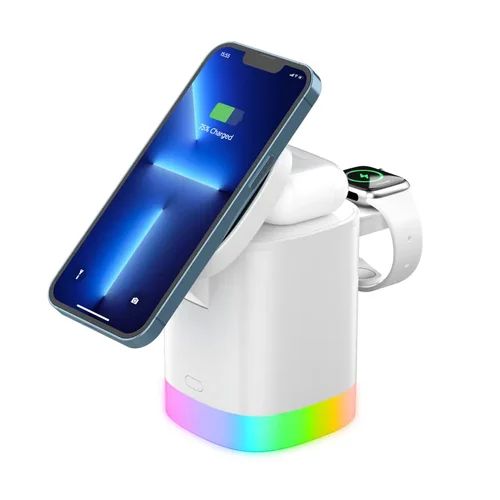 ‎Corded Electric 3 In 1 30W Wireless Charger