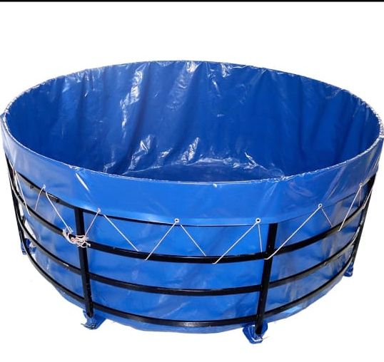 1000 GSM 2 Diameter Tarpaulin Biofloc Aquaculture Tank