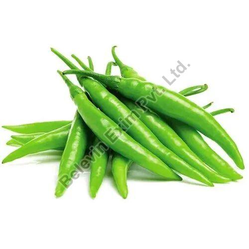 Natural Green Chilli, For Cooking, Shelf Life : 10 Days