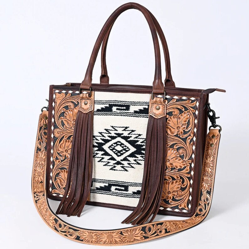 Printed Harion leather bag, Size : Mulltisize
