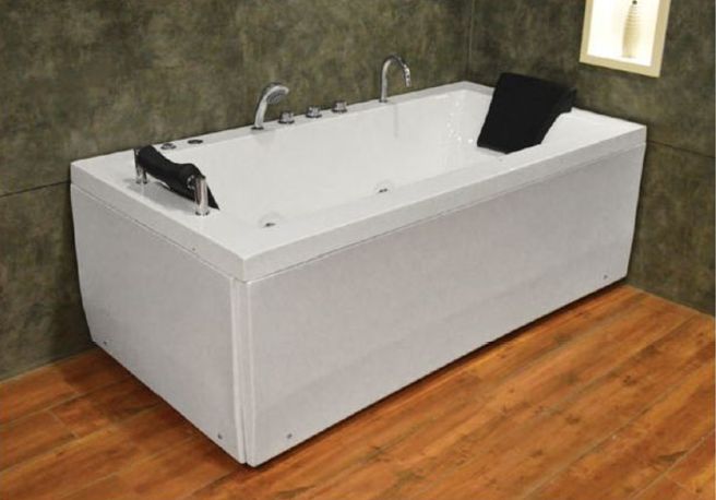 Rectangular Plain Polished Acrylic Aurous Deep Whirlpool Spa, for Bath Use, Dimension : 6' x 3' Feet