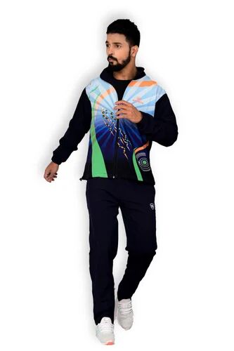 Printed Mens Sublimation Track Suit, Fabric material : Polyester