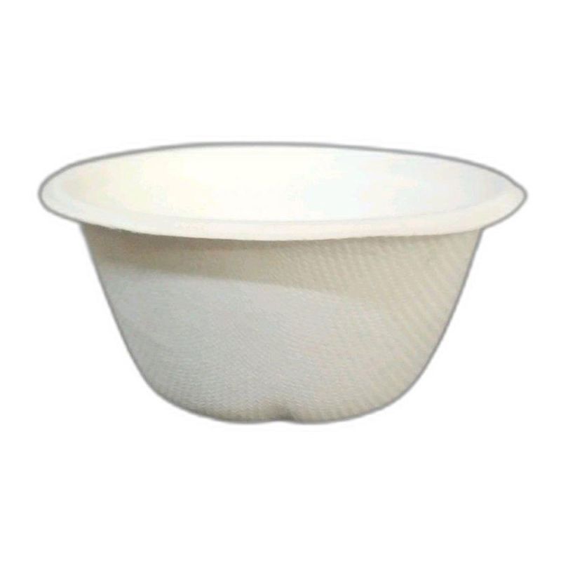 120ml Sugarcane Bagasse Bowl, for Birthday Parties, Weddings, Camping, Bbq, Picnic, Home Use, Corporate Catering Events