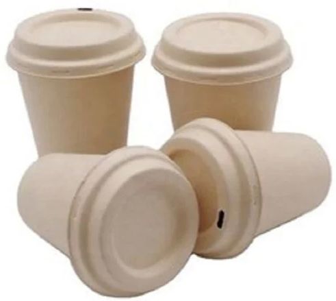 80ml Sugarcane Bagasse Cup with Lid, for Cold Drinks, Coffee, Feature : Eco Friendly, Biodegradable