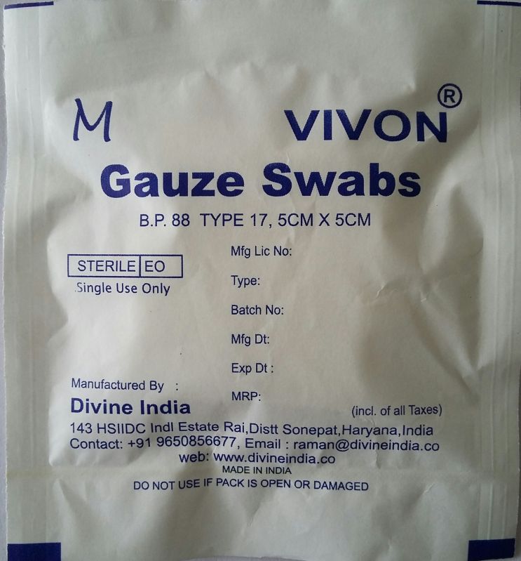 Gauze Swab Box (100 Swabs)