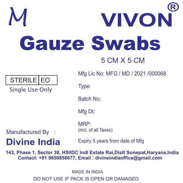 Gauze Swab Box (100 Swabs)