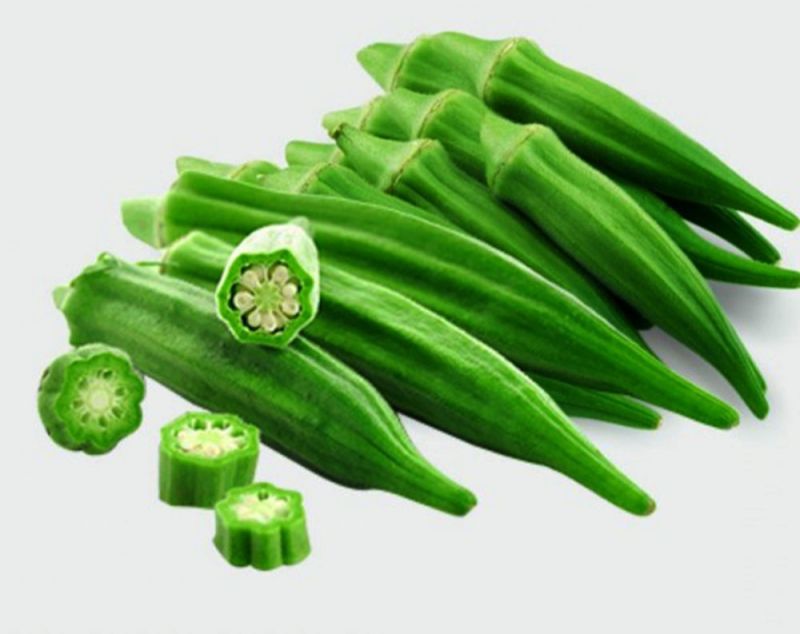 Green Fresh Lady Finger, for Cooking, Packaging Type : Gunny Bag
