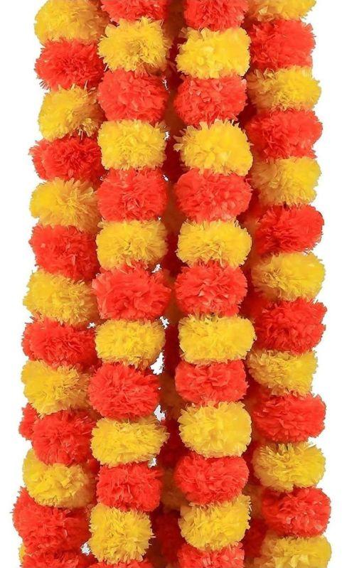 Multiweight Artificial Genda Flower String, for Church, Home, Office, Pooja, Temples, Size : 5-10inch-10-15inch
