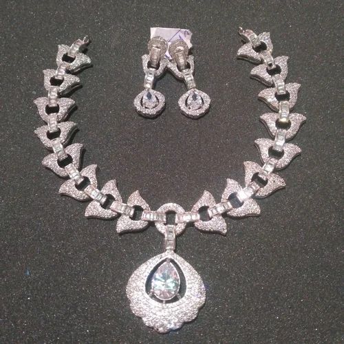 Silver Artificial Necklace Set, Style : Antique