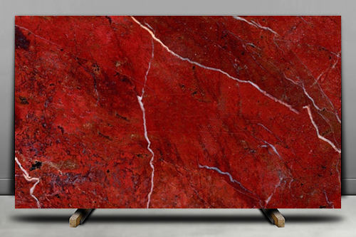 Plain Red Marble Slab, Feature : Fine Finished