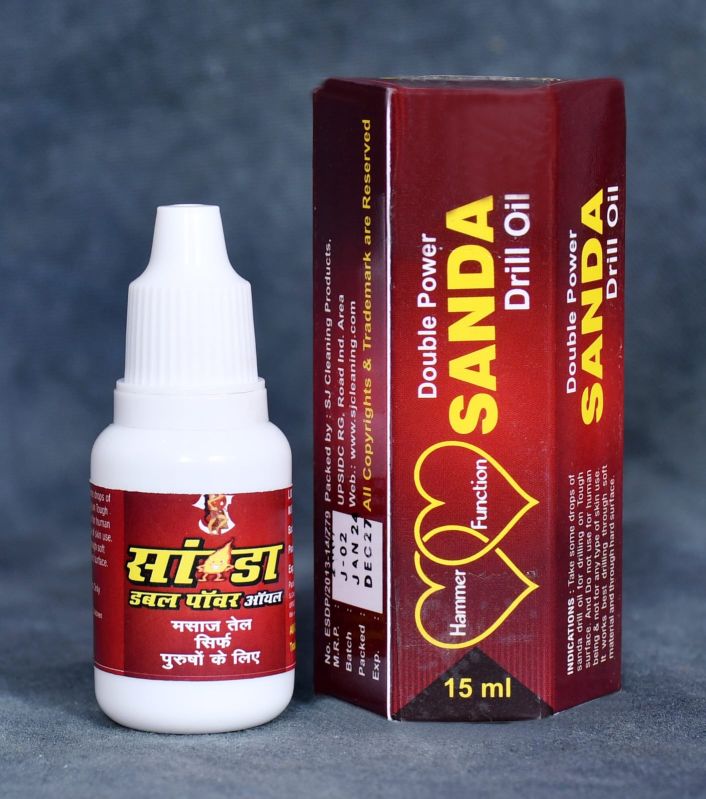 Liquid Sanda Men Massage Oil, for Personal Use, Packaging Type : Carton Box, Plastic Bottle