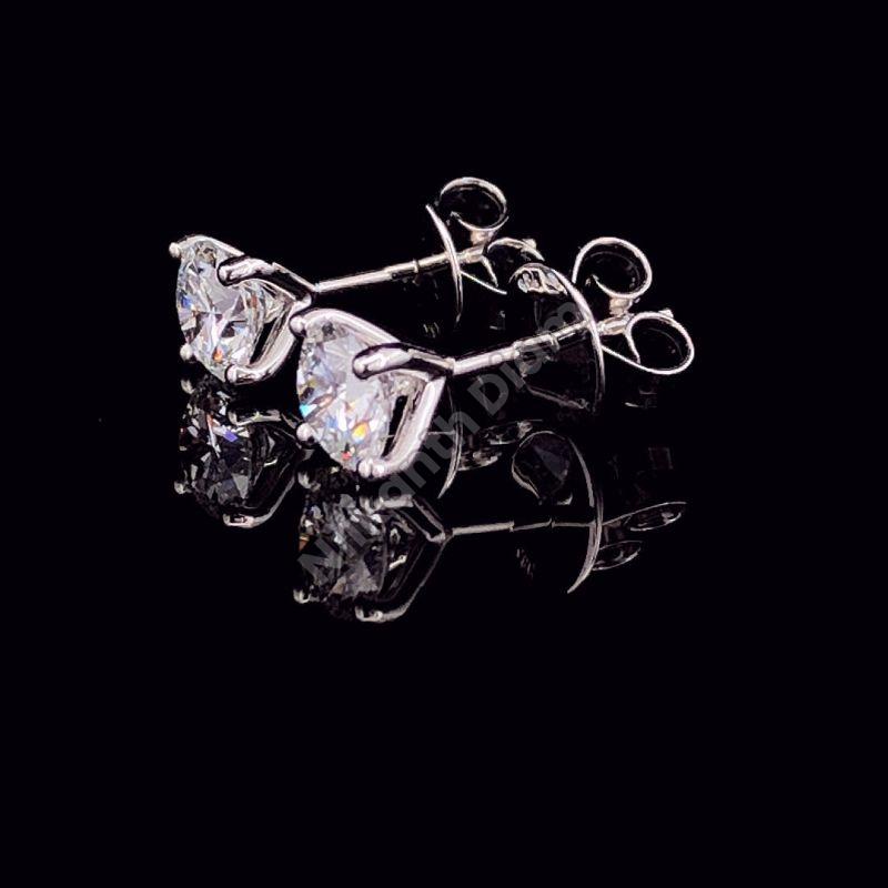 Diamond Stud Martini Earrings