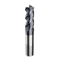 Polished HSS (High Speed Steel) Three Flute End Mill, for Drilling, Feature : Non Breakable, Durable
