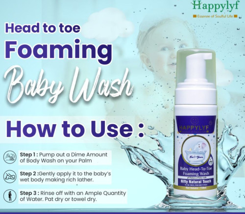 HappyLyf Deep Cleansing Foam Face Wash, Packaging Type : Plastic Bottle
