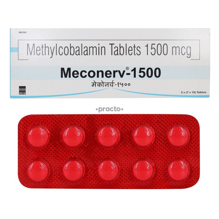 Methylcobalamin 1500mcg Tablet, Packaging Type : Alu-Alu