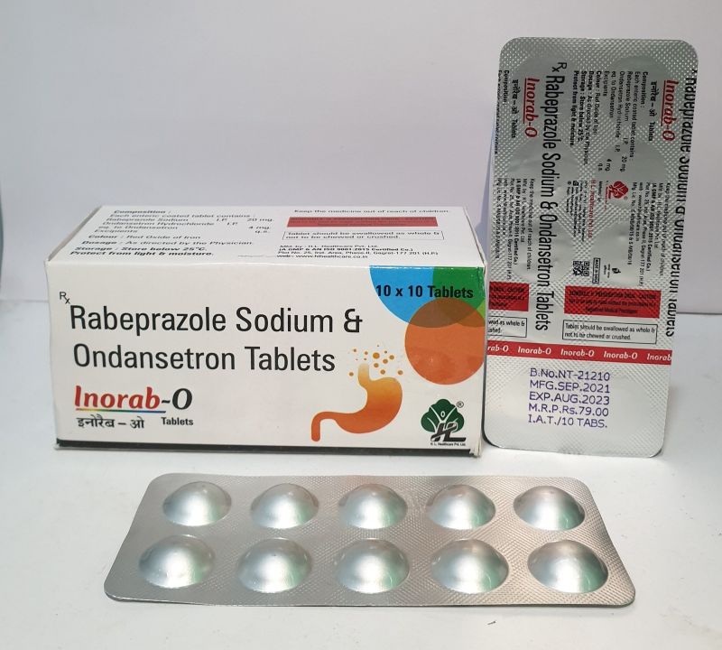 Rabeprazole Tablets, Packaging Type : Strips