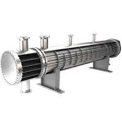 Sliver Semi Automatic 500-1000 Kg Stainless Steel Heat Exchanger, for Air, Shape : Cylindrical
