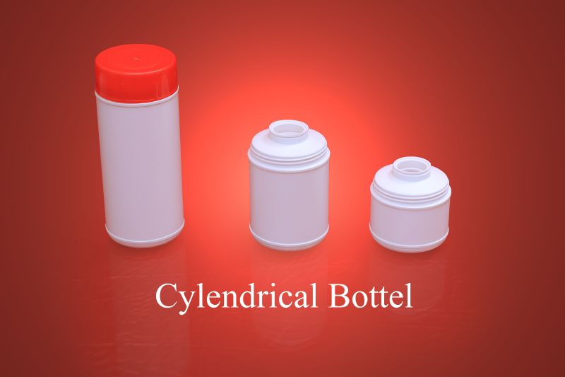 HDPE Cylindrical Pesticide Bottle, Feature : Fine Quality, Freshness Preservation, Light-weight