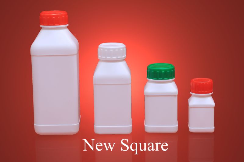 HDPE Pesticide Square Shape Bottle
