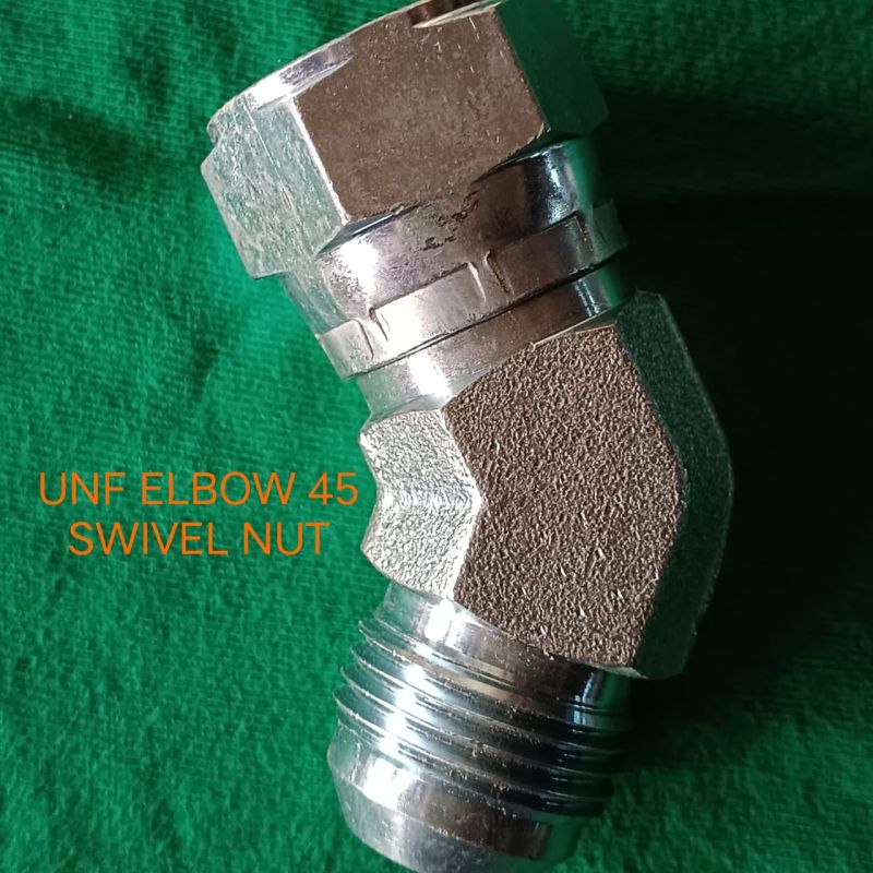 45 Degree UNF Swivel Nut Elbow, for Industry Use, Fittings Use