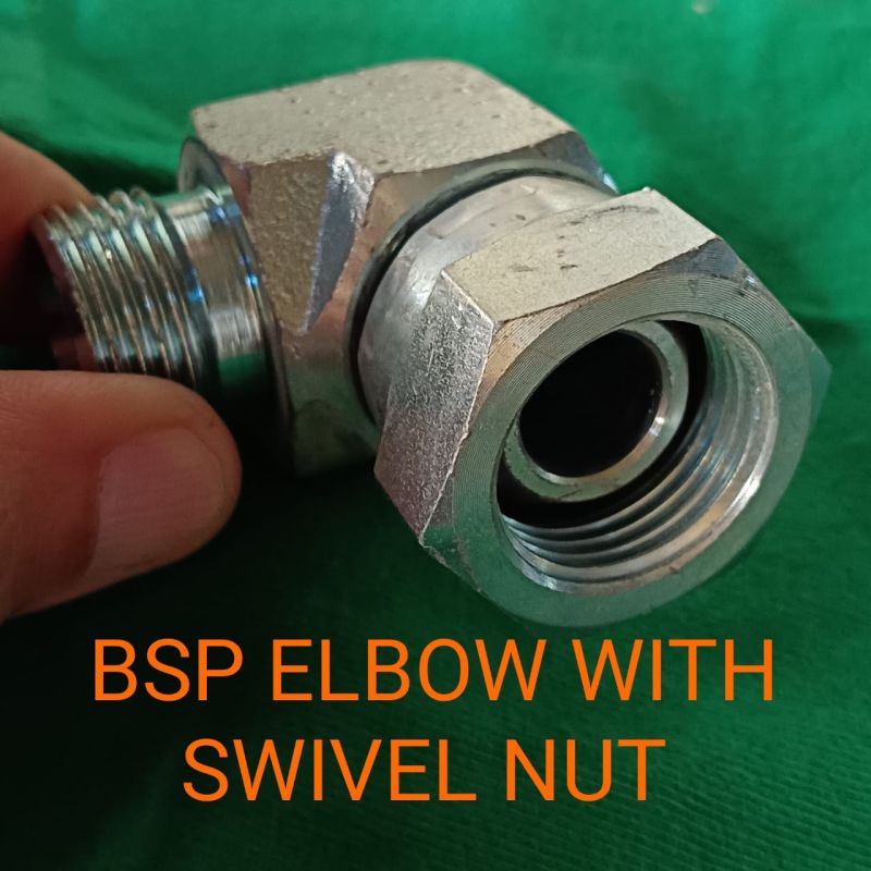 Stainless Steel Hydraulic Elbow Swivel, for Fitting Use, Industring Use, Feature : Corrosion Resistant