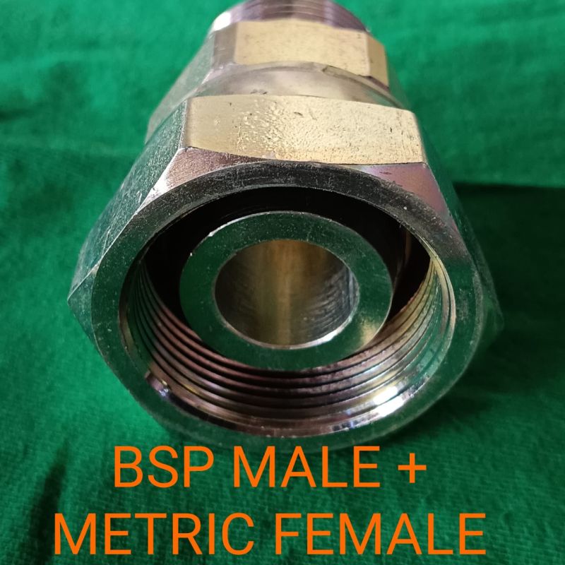 Silver Stainless Steel Male Connector, for Industry Use, Fittings Use