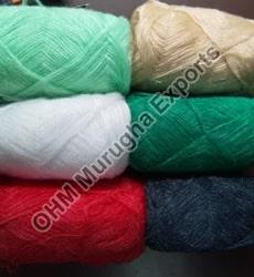 Dyed Cotton Semi Knitted Yarn, Technics : Machine Made