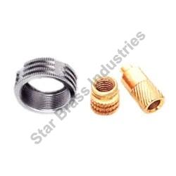 Polished Brass Threaded Inserts, Size : Standard