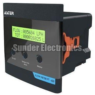 Aster Electric Aluminum Digital Flow Meter, Operating Temperature : 10-50D/C