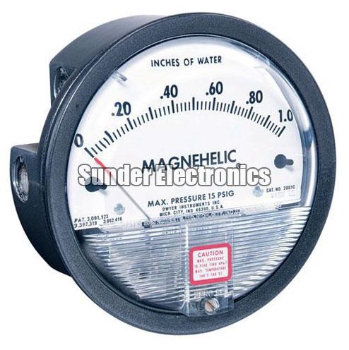 Alloy Steel Magnehelic Differential Pressure Gauge, Certification : ISI Certified