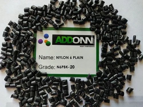 Black Reprocessed Nylon 6 Plain Granules For Auto Parts