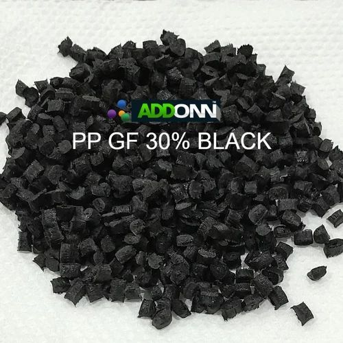 Addonn Granules Glass Filled Polypropylene Compound, for Engineering Plastics, Color : Black